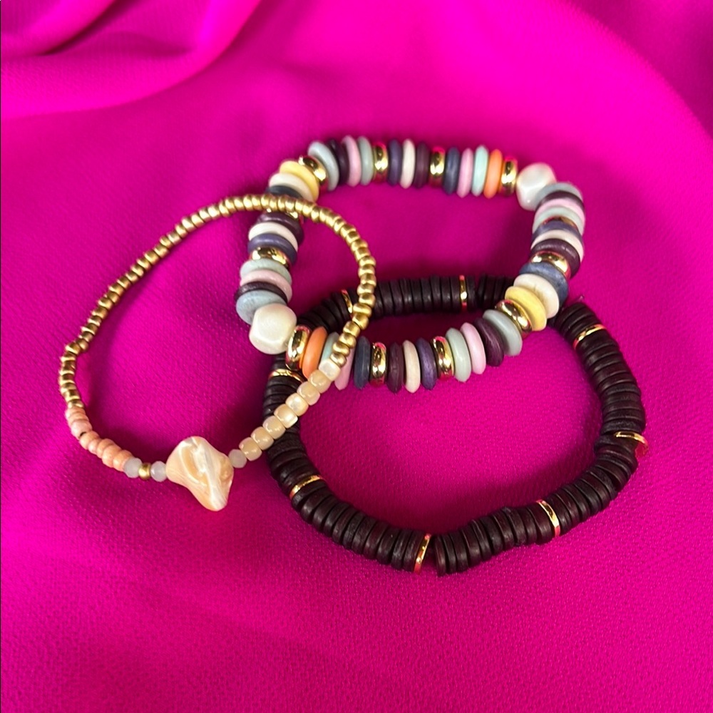 Noonday Multicolor Beaded Bracelets